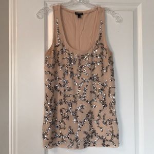 Express Sequin tank size small
